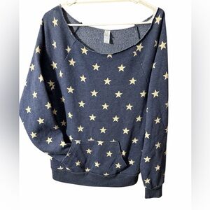 Alternative Earth Off Shoulder Eco Fleece Sweatshirt